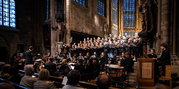 Das Dortmunder Kammerorchester beim Fest der Chöre 2024 in der Stadtkriche St. Reinoldi Dortmund.