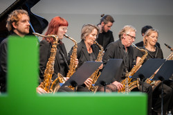 Die Saxophone der Groove m.b.H. bei der Akademischen Jahresfeier 2025