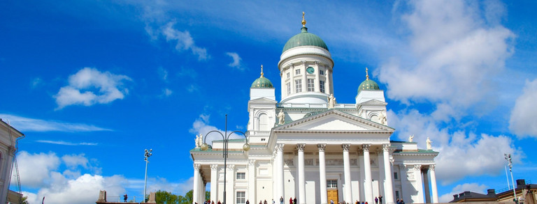 Ansicht des Doms von Helsinki